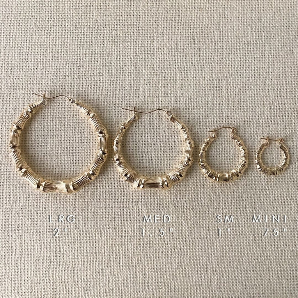 CLASSIC BAMBOO HOOPS (MED)