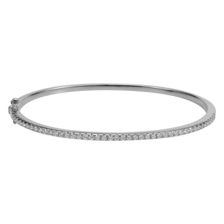 Diamond pave bangle.