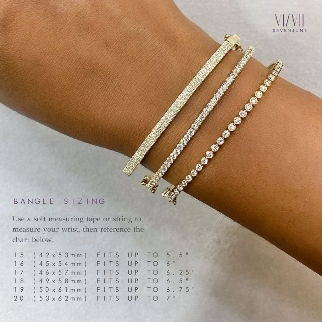 Bangle size chart