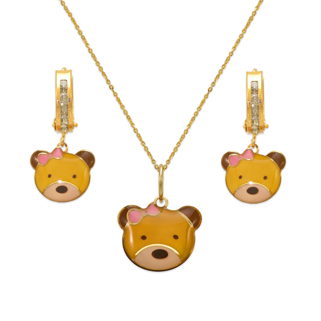 Junebug Jewels Teddy Bear jewelry set.